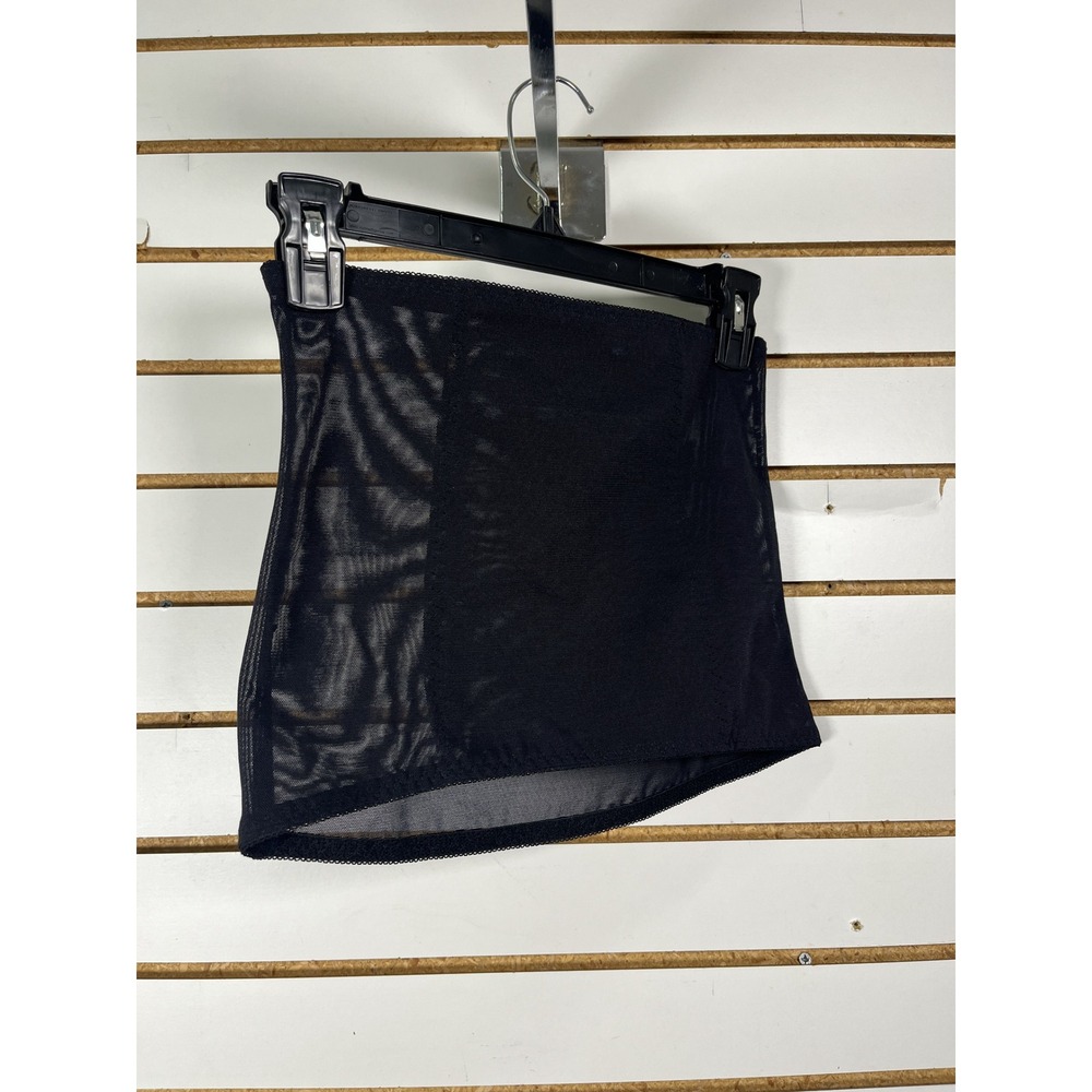 Womens Black Sheer Mesh Waist Cincher Girdle Body Shaper Tummy‎ Control